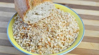 How to Make Homemade Breadcrumbs  Easy Coarse Breadcrumbs Recipe [upl. by Niassuh]