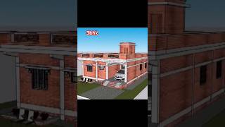 3 bedroom house plan with car parking  aphomedesign smallhouseplan home 3bhkhouseplan [upl. by Dammahum546]