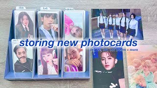 ♡ storing and organizing kpop photocards 13 ♡ txt ive illit le sserafim nct dream  more [upl. by Zorina]