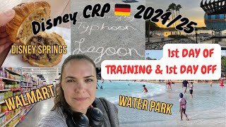 My Disney CRP 🇩🇪 202425 1st day of training 1st trip to Walmart 🤯 Disney Springs amp Typhoon Lagoon [upl. by Nooj]