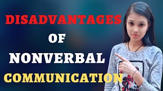 Disadvantages of Nonverbal Communication in Hindi [upl. by Torr782]