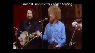 The Dubliners  Rocky Road to Dublin lyrics on screen [upl. by Ardith]