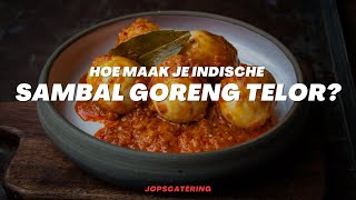 Hoe maak je Sambal Goreng Telor Eitjes in pittige saus [upl. by Angelique]