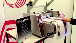 Minibond A3 Desktop Laminator from Lamination System [upl. by Airrehs]