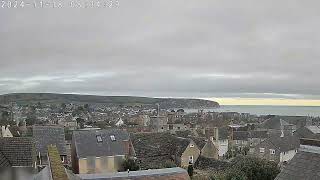 18th November 2024  Cloudy and wet day  Swanage Dorset Webcam Timelapse [upl. by Roshan]