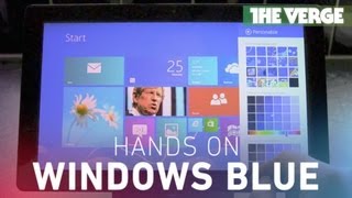 Windows Blue handson preview [upl. by Bencion]