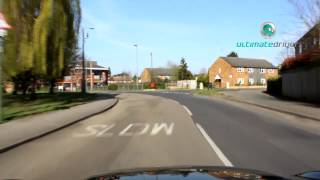 UK Driving Test  Chertsey Test Route Tricky Junctions 4 [upl. by Ylak]