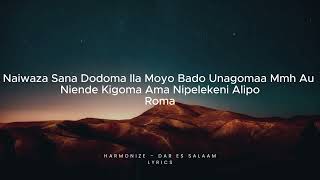 Harmonize  Dar es Salaam Lyrics Video  Sing Along with Harmonize [upl. by Rigdon]