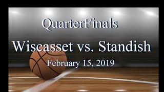 2019 Wiscasset Christian Basketball vs Standish [upl. by Mcmath258]