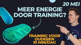 Dit is de REDEN dat WIE TRAINT MEER ENERGIE heeft oefeningen voor 60plussers of beginners [upl. by Jentoft]