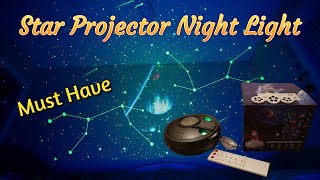 Galaxy Star Projector Night Light REVIEW [upl. by Gael]