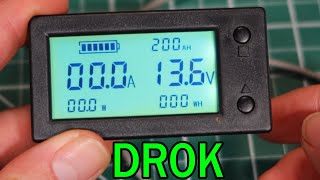 Drok Battery Monitor How to Set Up [upl. by Ahsehat]