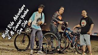 Night Ride Adventure at Al Sawari Yanbu Sea Side with Rezayat Bikers [upl. by Asha919]