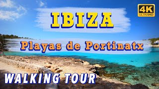 IBIZA Portinatx Beach  Playa de Portinatx 4K Ultra HD 60fps [upl. by Chapel]