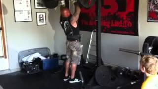 Jim Wendler  Press with Football Bar [upl. by Helene]