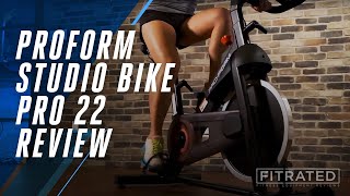 ProForm Studio Bike Pro 22 Review 2022  FitRated [upl. by Norehs75]