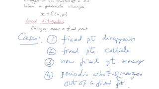 Intro to bifurcation theory [upl. by Yelsnit]