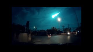 10 Grabaciones de Meteoritos cayendo en la Tierra [upl. by Afatsuom942]