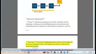 logistics amp operations management Logistics and operations management degree [upl. by Dupaix]