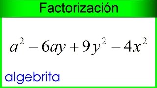 Factorizar combinación de trinomio cuadrado perfecto y diferencia de cuadrados Factorización 89 [upl. by Analaf]