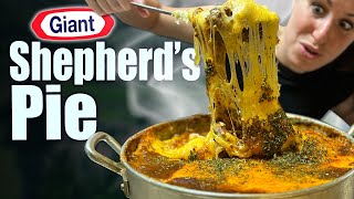 DIY Giant CHEESY Shepherds Pie [upl. by Birkett]