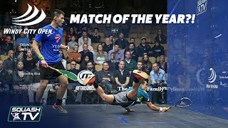 Squash MATCH OF THE YEAR CONTENDER  Rodriguez v Lee  Extended Highlights [upl. by Alina]