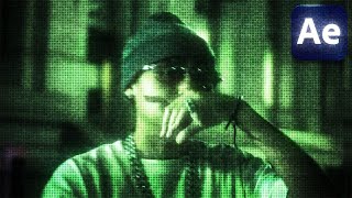 REALISTIC NIGHT VISION CRT EFFECT in After effects [upl. by Settera]