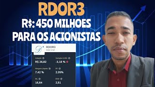 Rede DOr RDOR3 pagará R 450 milhões aos acionistas e recomprará ações [upl. by Mazel]