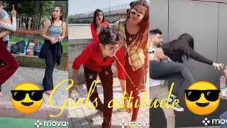 Girls attitude VS girls power video  respect for girls tik tok video [upl. by Frierson823]