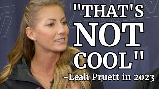 quotThats Not Coolquot Leah Pruett in 2023 Discussing NHRA Pregnancy Policy [upl. by Burrton509]