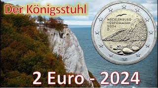 2 Euro 2024 Deutschland  Mecklenburg Vorpommern  der Königsstuhl [upl. by Dadivitan]