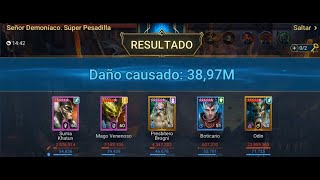 RAID SHADOW LEGENDS Clan Boss CB UNM VOID BLOCK DAMAGE COMP ODIN [upl. by Ahsena]