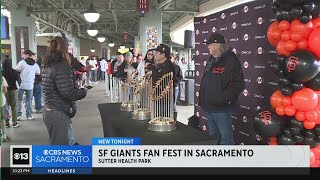 San Francisco Giants Fan Fest comes to Sutter Health Park [upl. by Ajad]