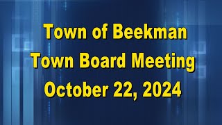 Beekman Town Board 10 22 24 [upl. by Jojo924]