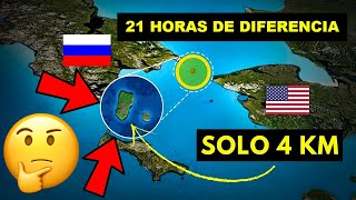 ISLAS DIOMEDES 😲 4KM de DISTANCIA Y 21 Horas de DIFERENCIA Y La HISTORIA de LYNNE COX NADADORA 😎 [upl. by Alben]