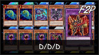 DDD  F2PP2W Deck Analysis amp Testing YuGiOh Duel Links [upl. by Kcirdneh212]