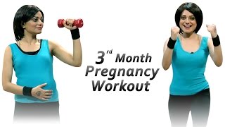 3rd month workout for pregnant woman [upl. by Sayette]