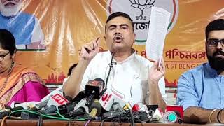 LIVE Press Conference by Suvendu Adhikari LOP WBLA amp MLA Nandigram at BJP HQ Kolkata [upl. by Cilo406]