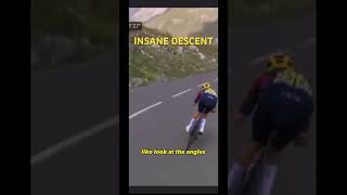 Tom Pidcock’s descent from the 2022 Tour De France 🔥 tourdefrance cycling unchained [upl. by Steinke432]