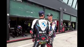 misano WSBK 2024 test day2 morning session highlights redflag by weather BMW on top [upl. by Mickelson]