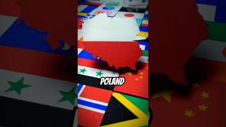 Drawing Poland Map flag 🇵🇱 Polska [upl. by Rabah]