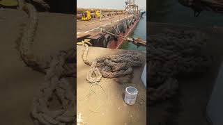 Suadi Aramco jakt loding in barge shortsyoutube mechanical all work [upl. by Ferna]