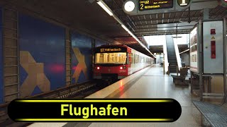 UBahn Station Flughafen  Nuremberg 🇩🇪  Walkthrough 🚶 [upl. by Zeke]