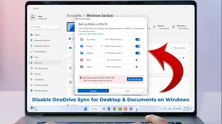 How to Stop OneDrive Syncing Files from Desktop amp Documents on Windows 11 [upl. by Odoric870]