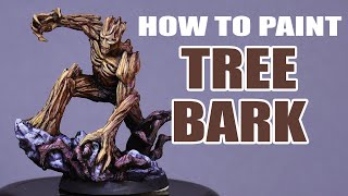 How to paint Tree Bark [upl. by Gunn]