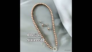 Swarovski crystal Replica Pearl Necklace  onlinejewelleryofficewear [upl. by Chrisse]