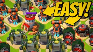 Boom Beach How to Unlock Everspark as a Low Level War Factory Tutorial [upl. by Wylde507]