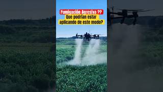 Fumigaciones con Drones Agrícolas agricultura farm drones dron t50 cultivos aspersion agro [upl. by Ynohtnad611]