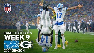 Detroit Lions vs Green Bay Packers  2024 Week 9 Game Highlights [upl. by Ylesara]