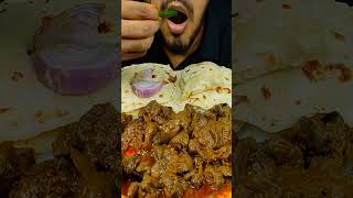 Roti With Chicken Liver and Gizzard Curry 🤤😋 eatingexpress mukbang eatingshow shorts [upl. by Repotsirhc]